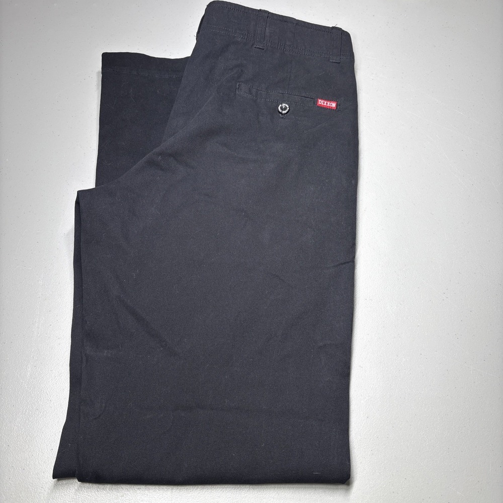 Dixxon Flannel D Flexx Pants Mens 34x32 Black Stretch Elastic Waist Chino Work